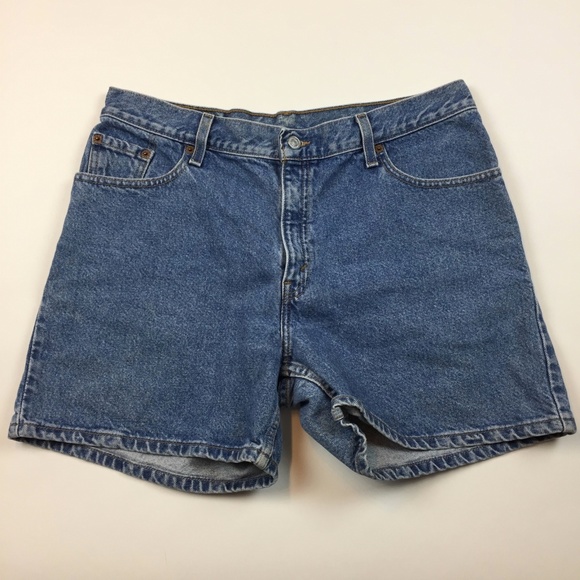 Levi's | Shorts | Vintage Levis 555 Guy Fit Womens Jean Shorts G9 | Poshmark